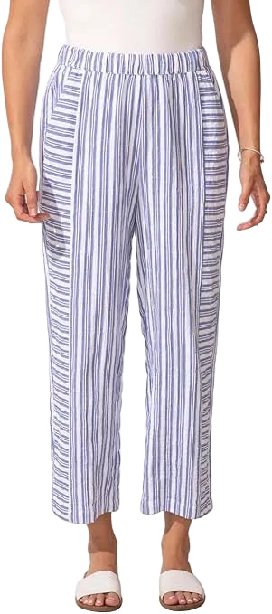 Escape by Habitat Seaport Stripe Harborside Flood Pant (62354)(Blue)