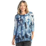 Jess & Jane Mariposa Chiffon Contrast Tunic (63-1975)