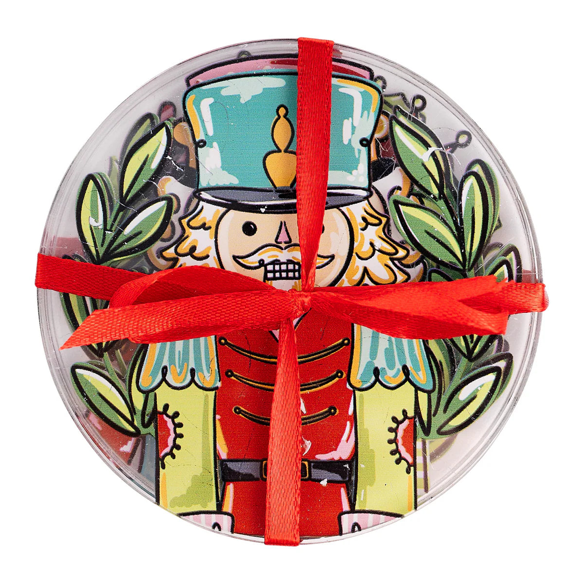 Glory Haus Holly Jolly Nutcrackers Acrylic Coasters (Set of 4)