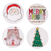 Glory Haus Merry & Bright Acrylic Coasters (Set of 4)
