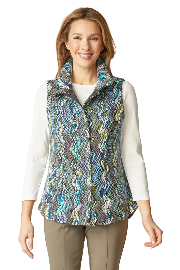 Habitat Tapestry Weave Lean Look Vest (65002) (Stream)