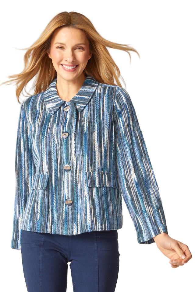 Habitat Tapestry Weave Waterfall Cargo Jacket