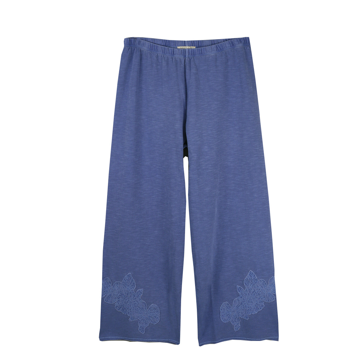 Escape Regatta Embroidered Applique Flood Pant (65426)(Baja Blue)