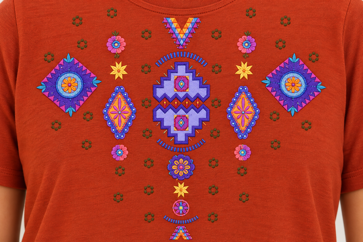 Sabaku Concho Short Sleeve Boutique Tee (449GGBssbt) (Gingerbread)