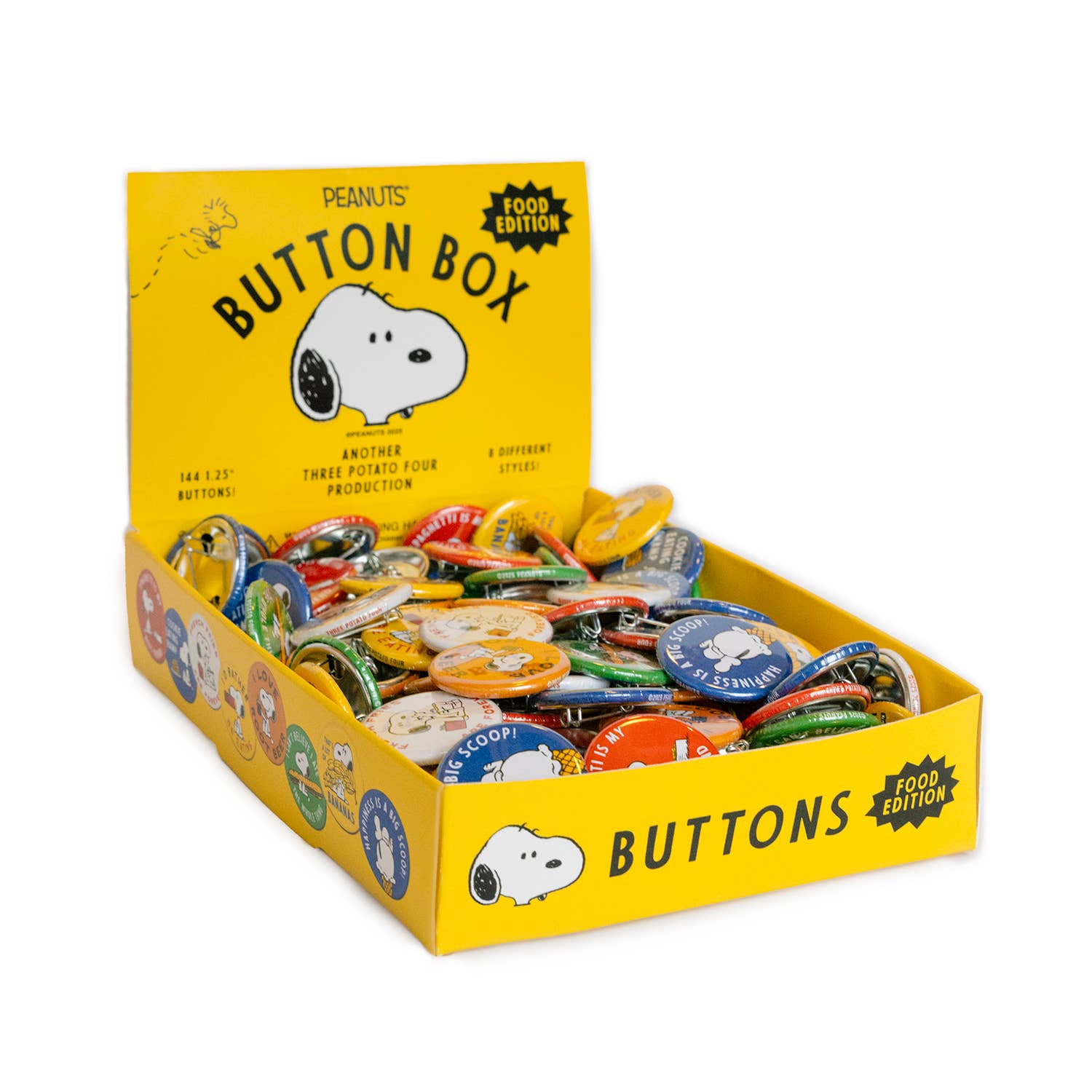 3P4 x Peanuts® - Snoopy Random Button (Food Edition)