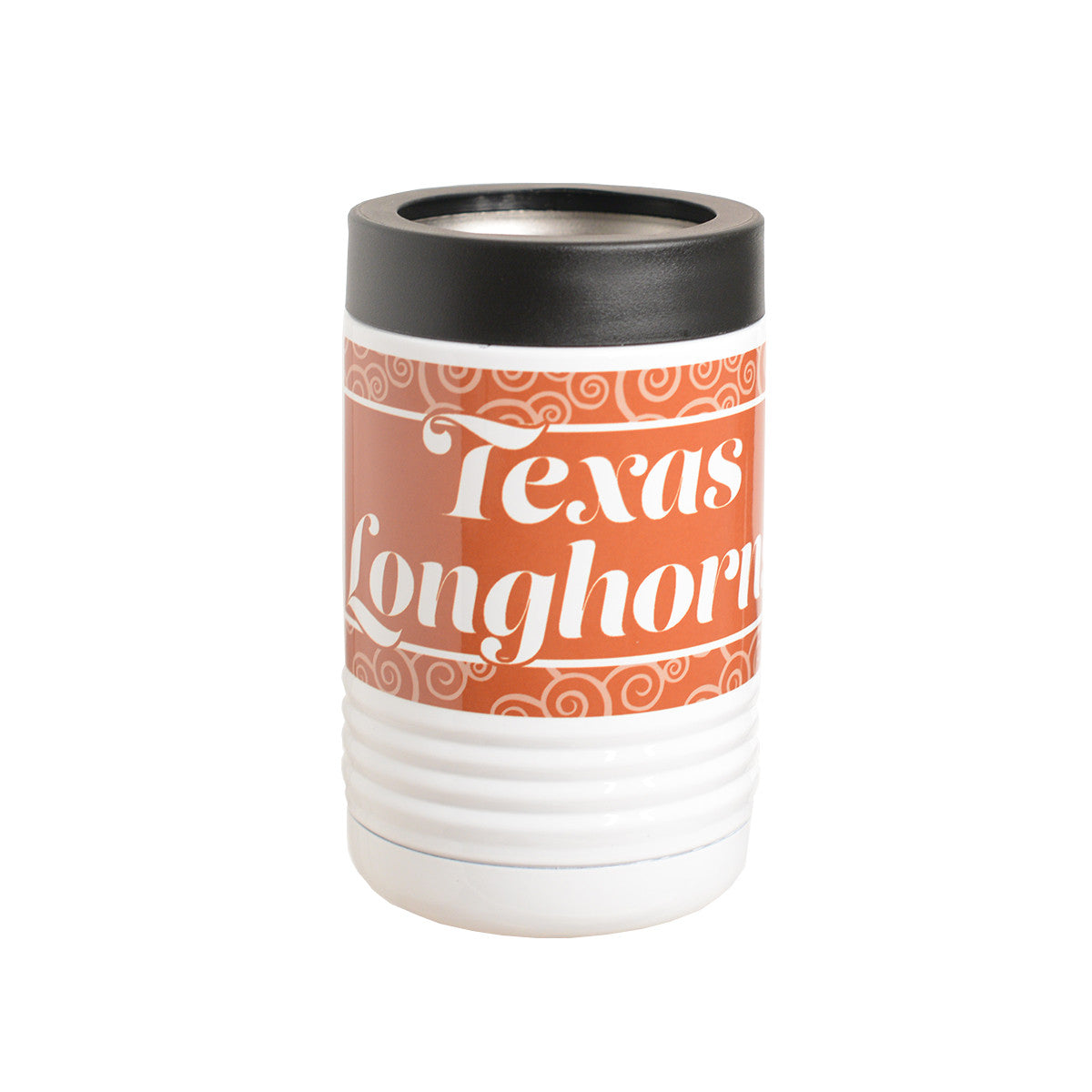 Texas Longhorn Can Koolie-Swirls (66582)