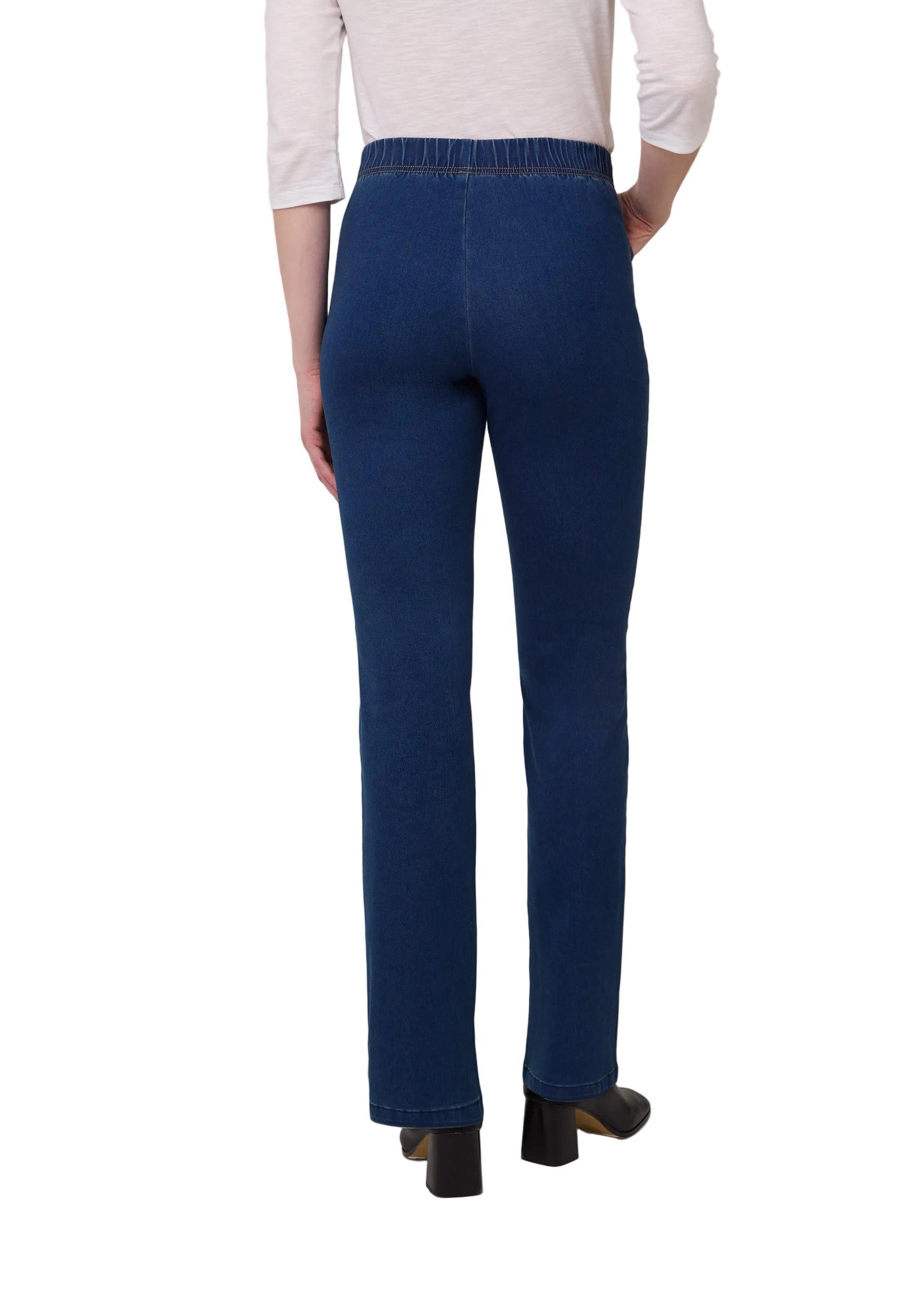 FDJ French Dressing Pull-On Bootcut Jean (666406N)(Indigo)