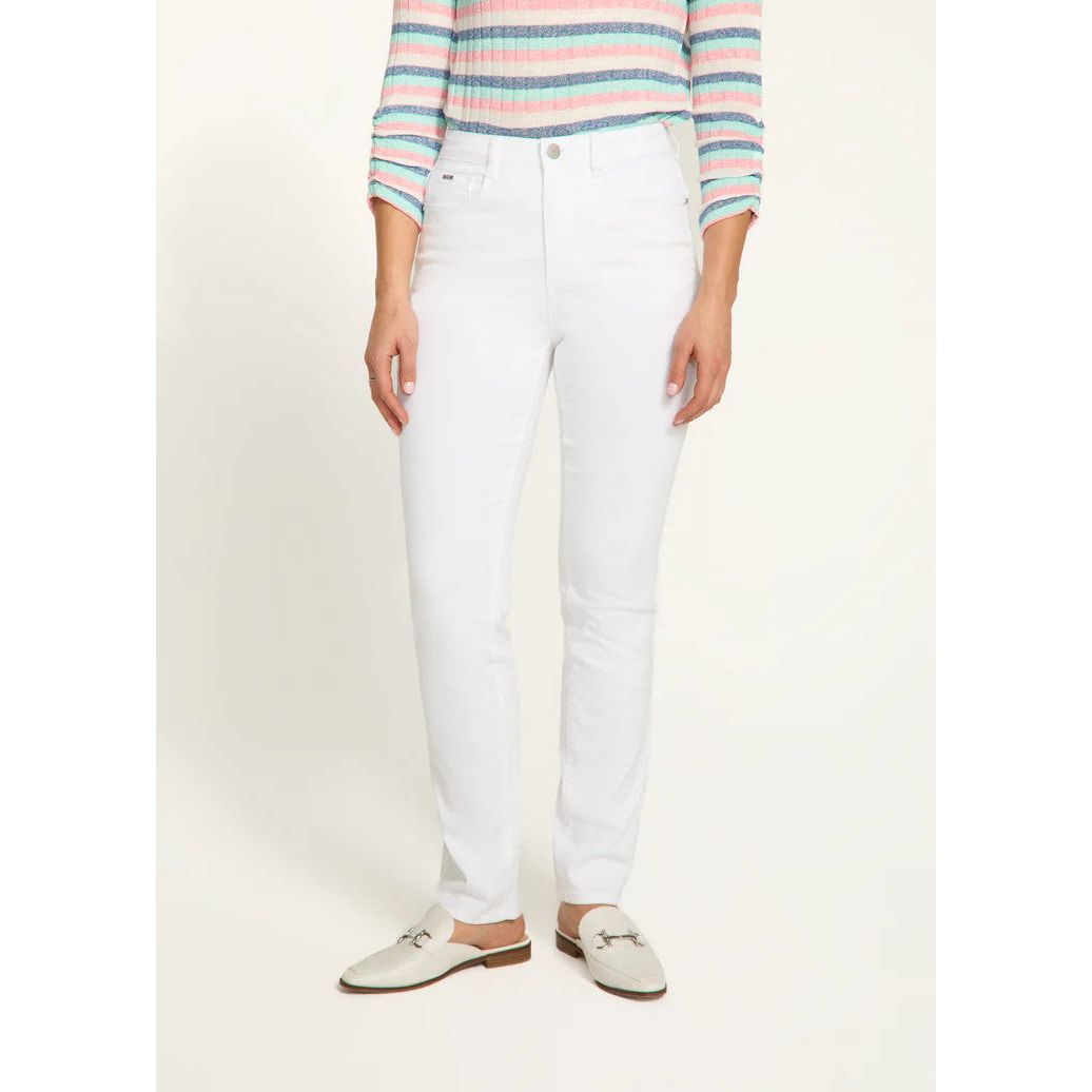 FDJ French Dressing Petite Suzanne White Straight leg Jeans