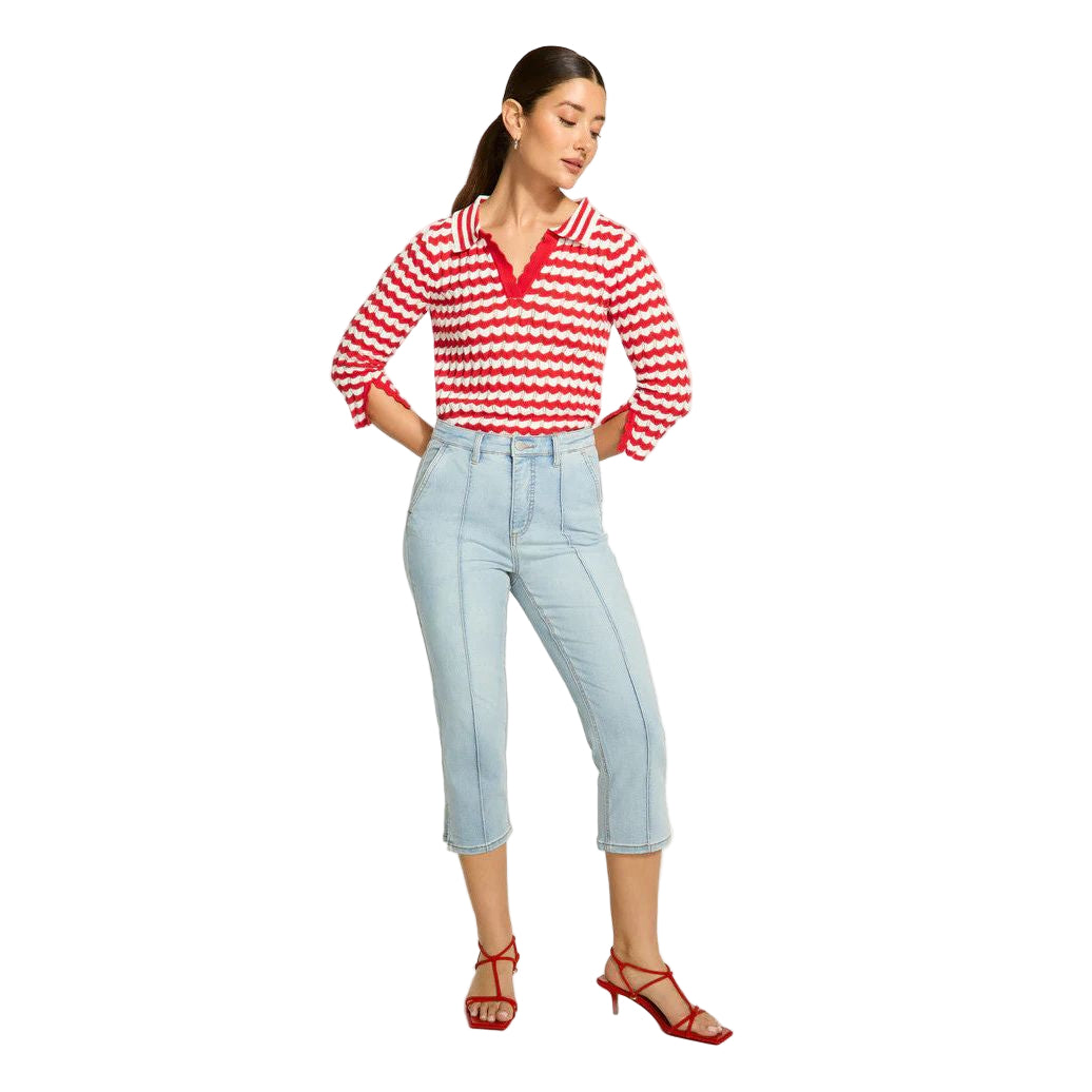 FDJ French Dressing Suzanne Capri (PALEWASH)
