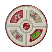 Texas A&M Longhorn Magnolia Lane  5-Section Melamine Party Platter (24699)