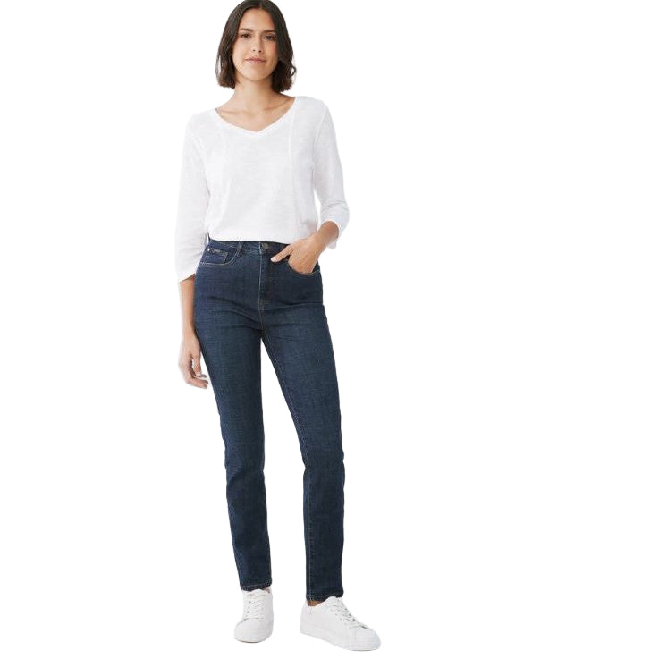 FDJ French Dressing Suzanne Slim Straight Leg Jeans (6847809) Dark Blue (Size: 18) | Sue Patrick FDJ French Dressing Suzanne Slim Straight Leg Jeans (6847809) Dark Blue (Size: 18) | Sue Patrick