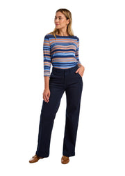 FDJ French Dressing Suzanne Wide Leg Denim Trouser (6894247)(Dark Wash )
