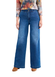 FDJ French Dressing Suzanne Wide Trouser (6894843)(Dark Wash)