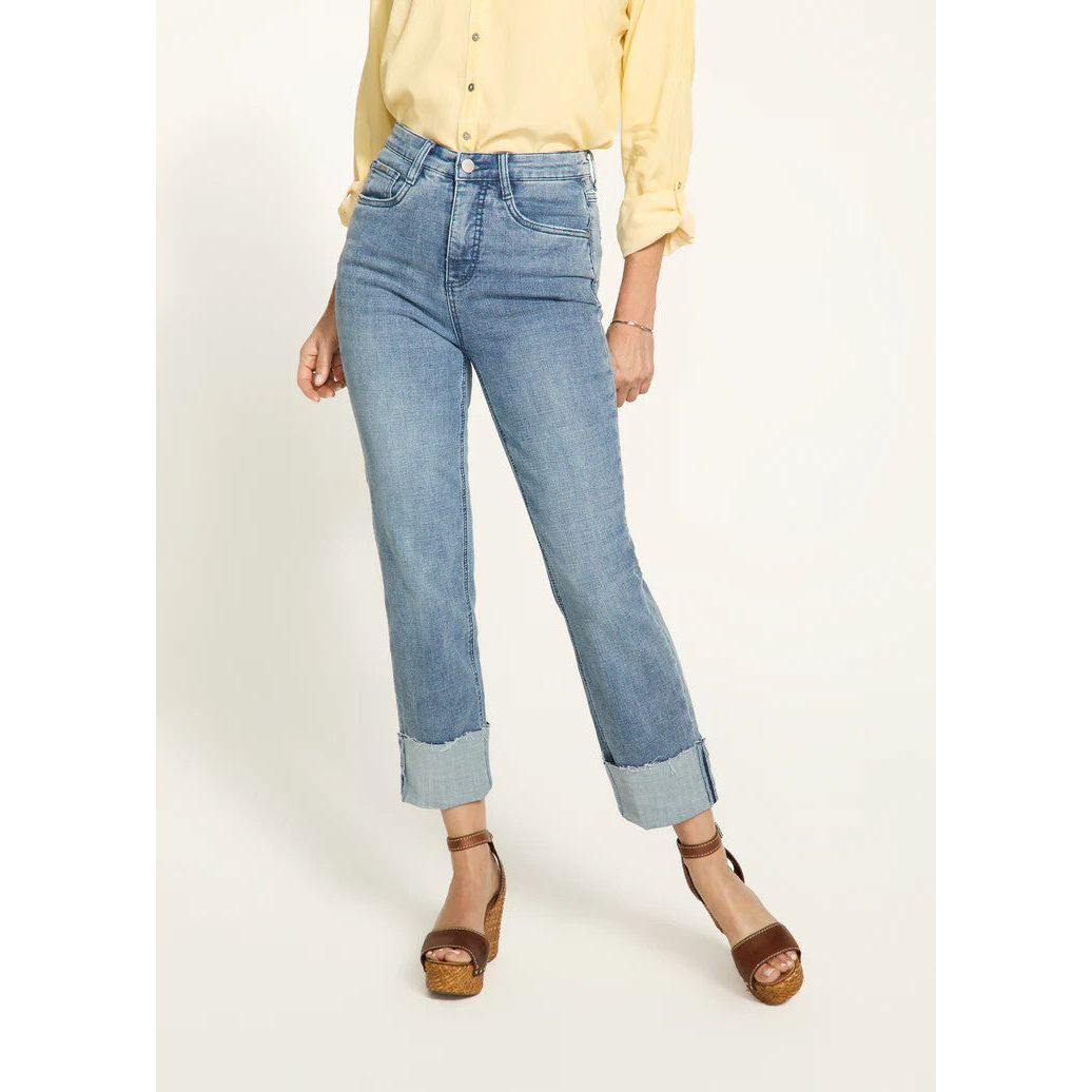 FDJ French Dressing Suzanne Cuffed Straight Leg Crop