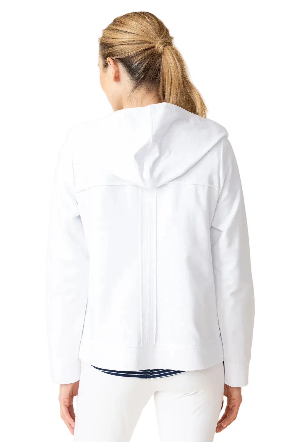 Habitat French Terry Monterey Hooded Jacket (69331)(White)