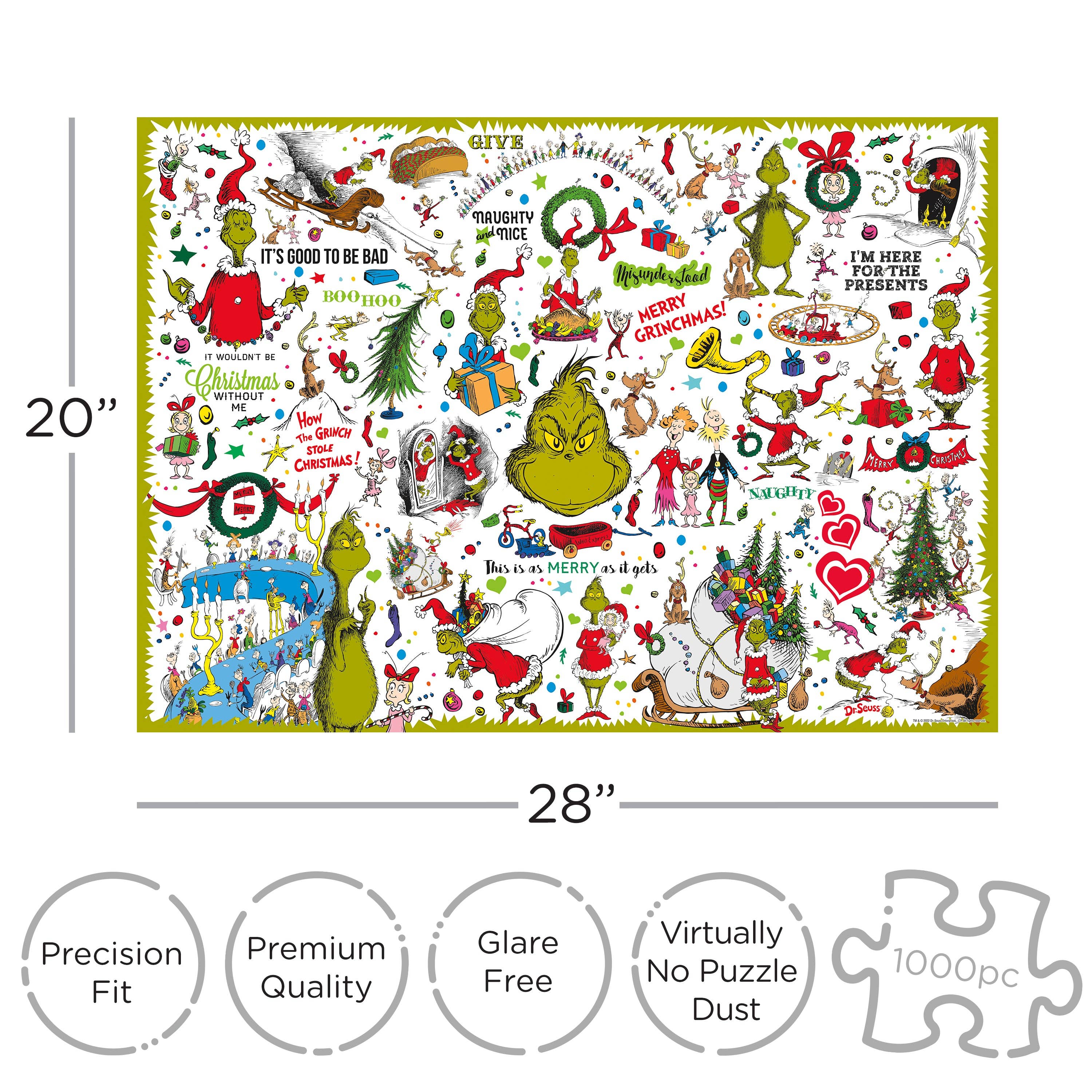 Grinch Christmas 1000 Piece Jigsaw Puzzle