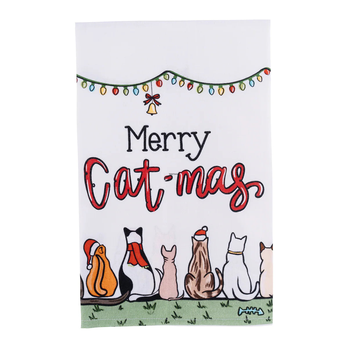 Glory Haus Merry Cat-mas Kitchen Towel