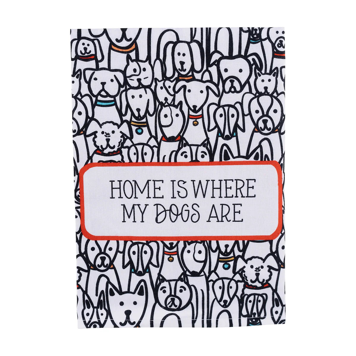 Glory Haus Lots of Dogs Tea Towel