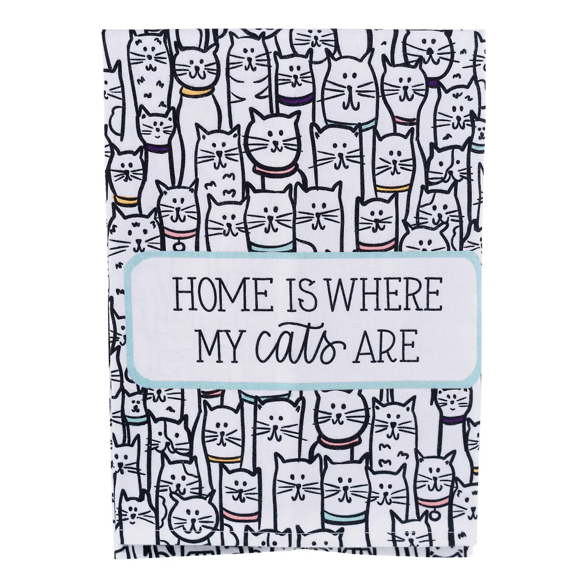 Glory Haus Lots of Cats Tea Towel