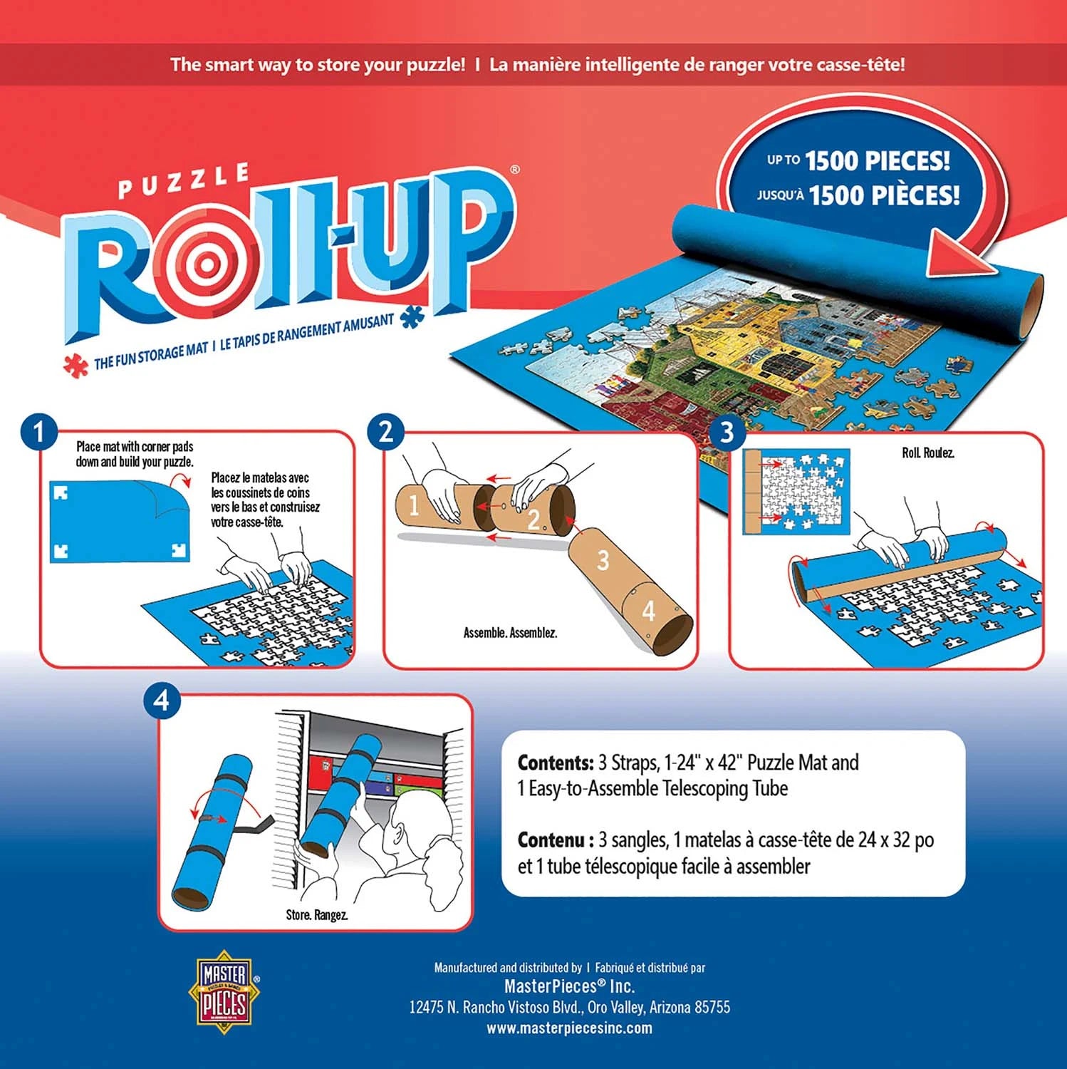 Roll and Show Roll-Up Puzzle Storage Mat (51694)