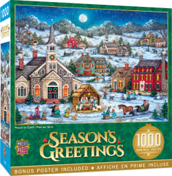 Season's Greetings Peace on Earth 1000 Piece Jigsaw Puzzle (72242)