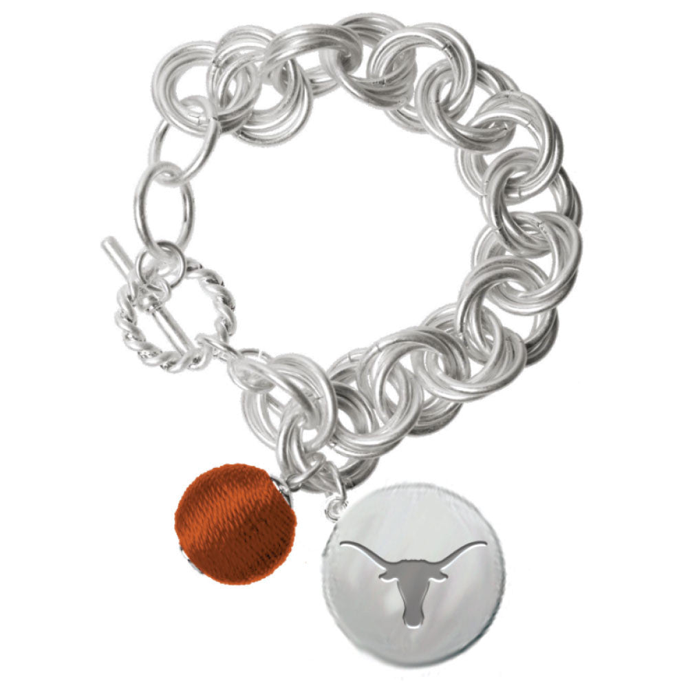 Texas Longhorn Viola Bracelet (70TX178)