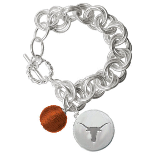 Texas Longhorn Viola Bracelet (70TX178)