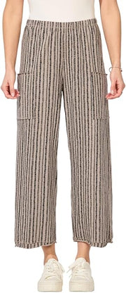 Escape by Habitat Peruvian Canyon Stripe Pocket Flood Pant (62226)(Fog)