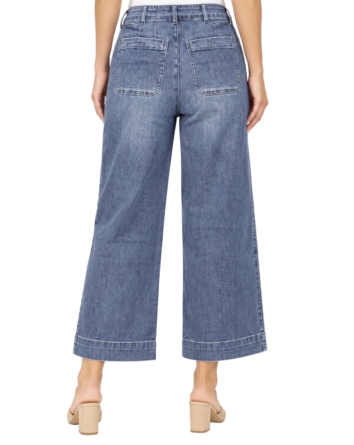 Habitat Stretch Denim Refreshed Ankle Jean (11461) (Dark Denim)