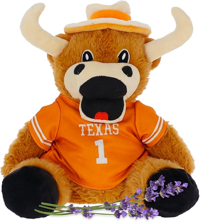 Bevo University of Texas Longhorns Mascot  - Heatable Coolable Bedtime Comfort Plushie