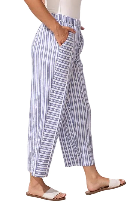 Escape by Habitat Seaport Stripe Harborside Flood Pant (62354)(Blue)