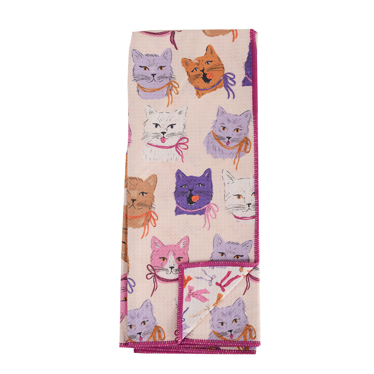 Kay Dee Designs Cat Heads Tossed Eco Twill Tea Towel