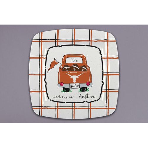 Texas Longhorn 11" Melamine Truck Platter