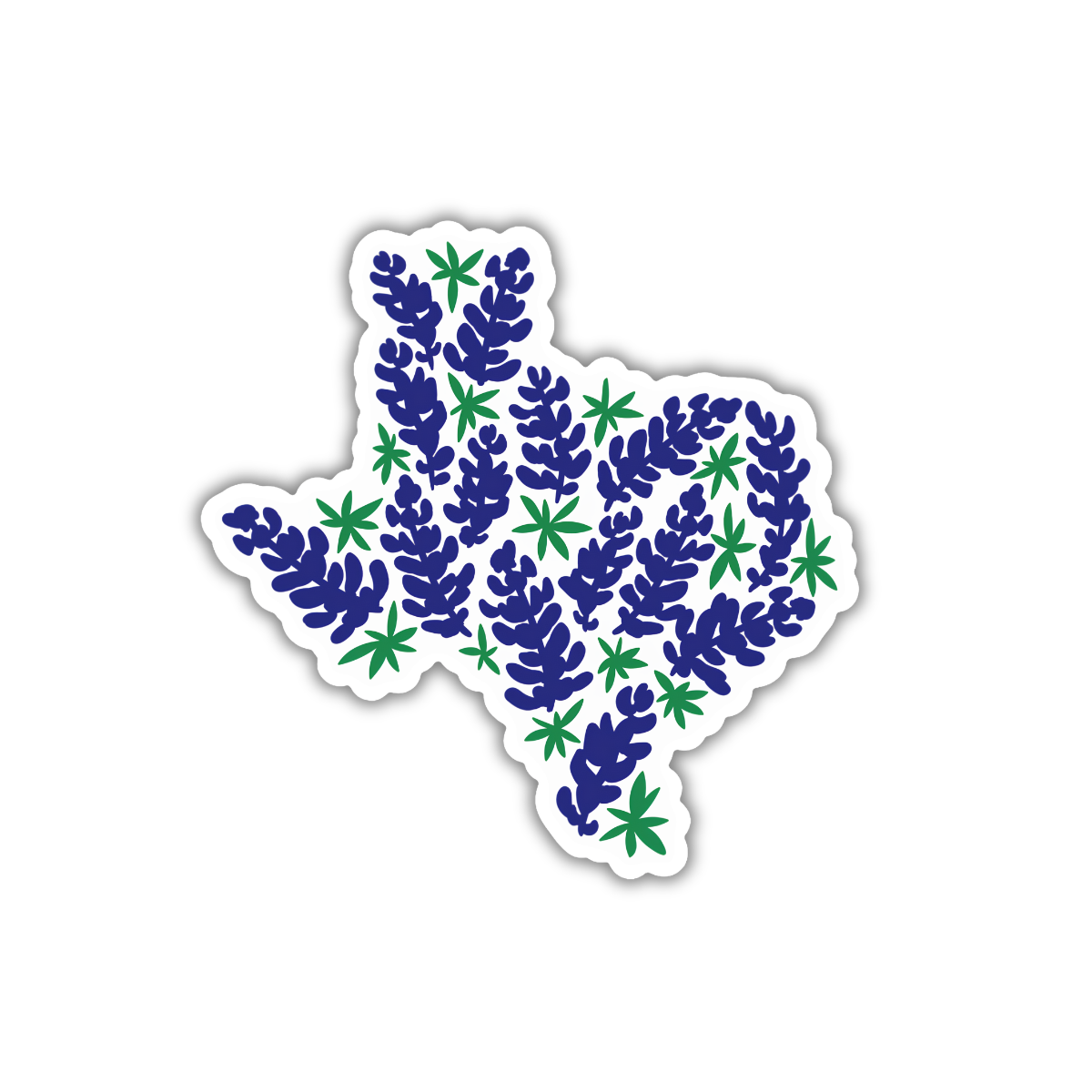 Texas State Bluebonnet Sticker