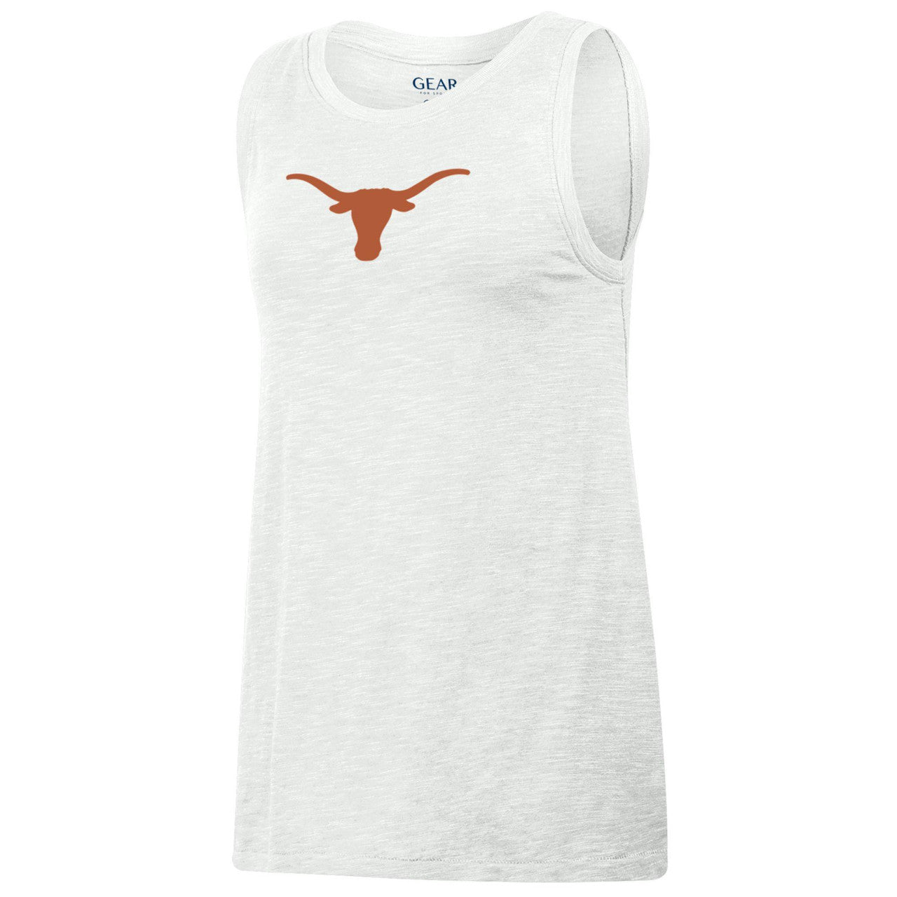 Texas Longhorn Ladies Sunday Single Logo Tank (G7391007-660) WNTR WHT