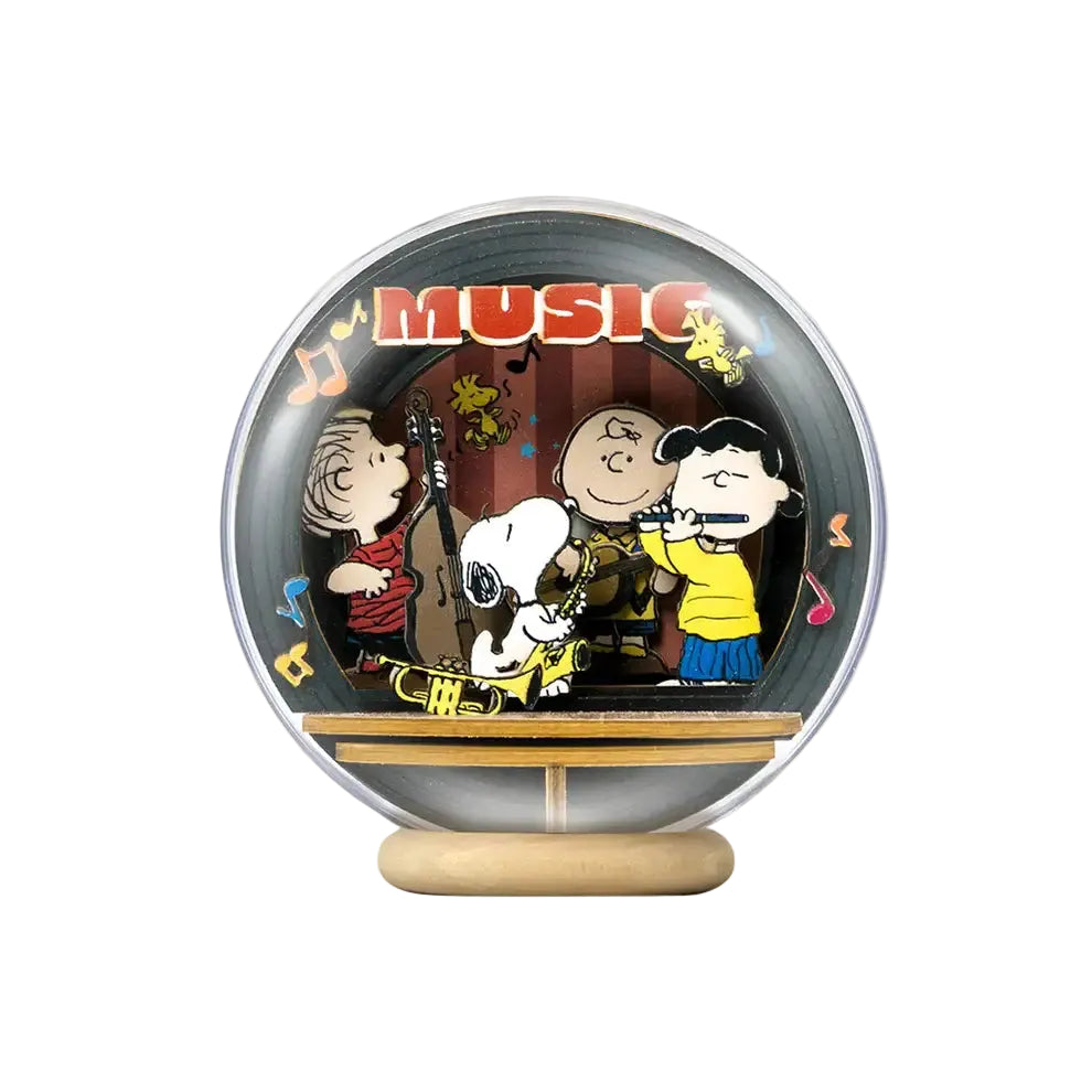 Snoopy Wooden Crystal Ball·Night of Music·3D Puzzle