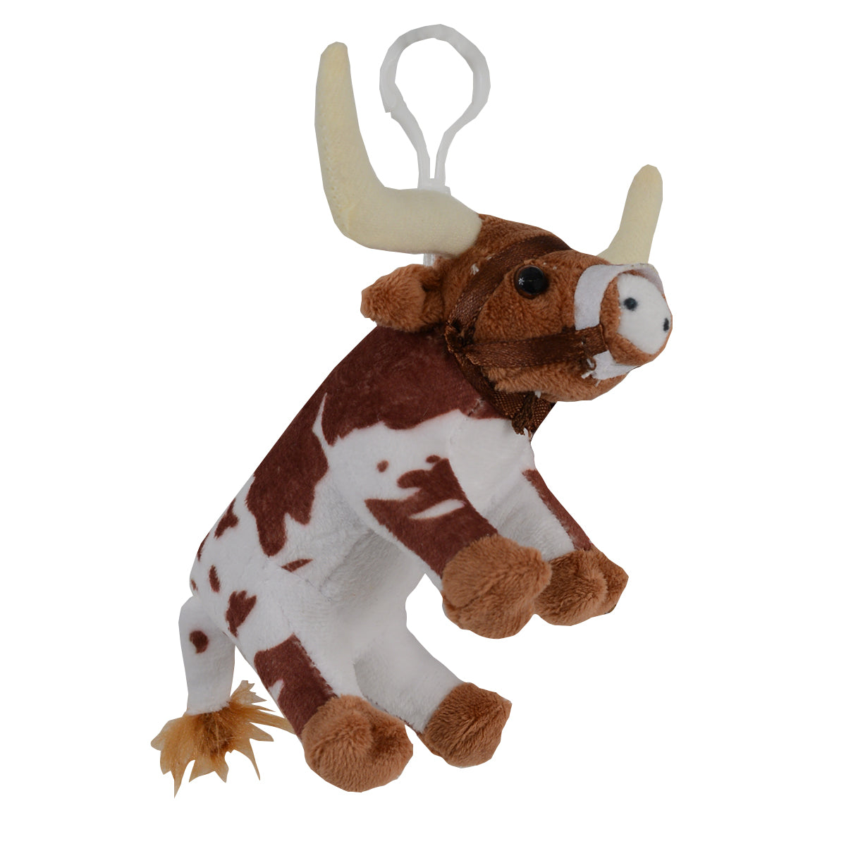 Texas Longhorn Bevo Plush 4" standing Longhorn Key Chain (04-021)