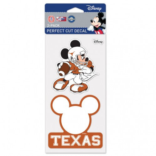 Texas Longhorn Mickey Mouse Decal (Set of 2)