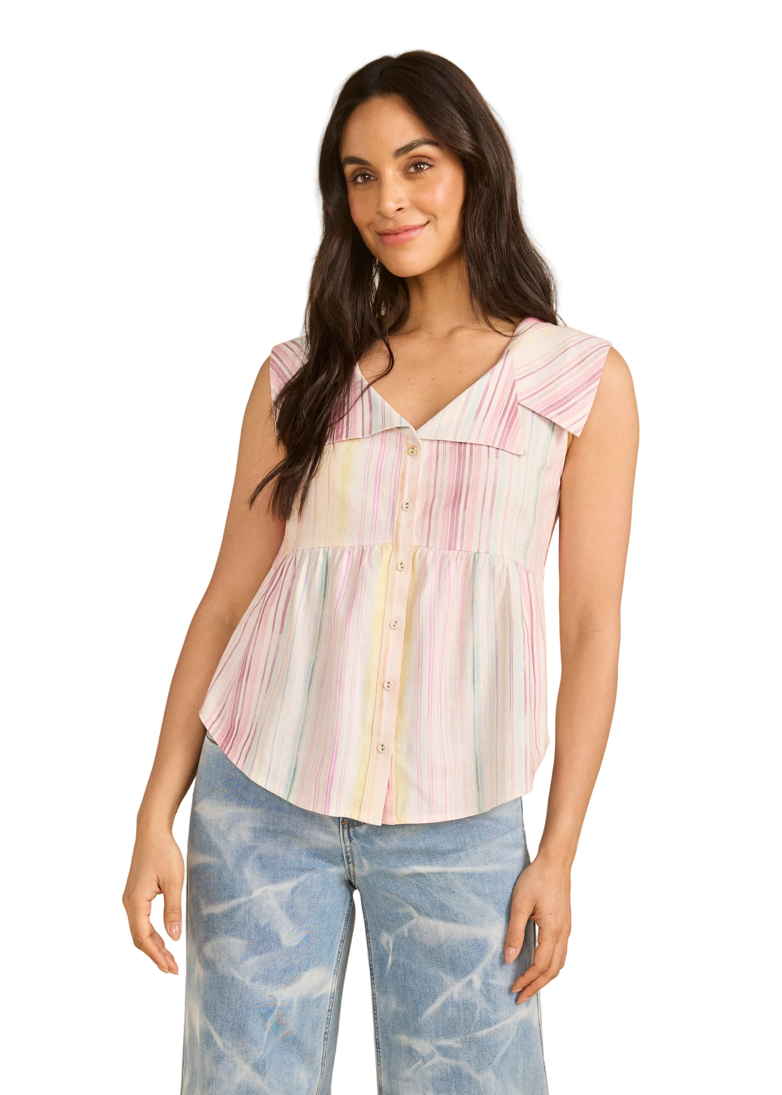 FDJ French Dressing  Printed Shirt(7852864)(Alana Stripe)