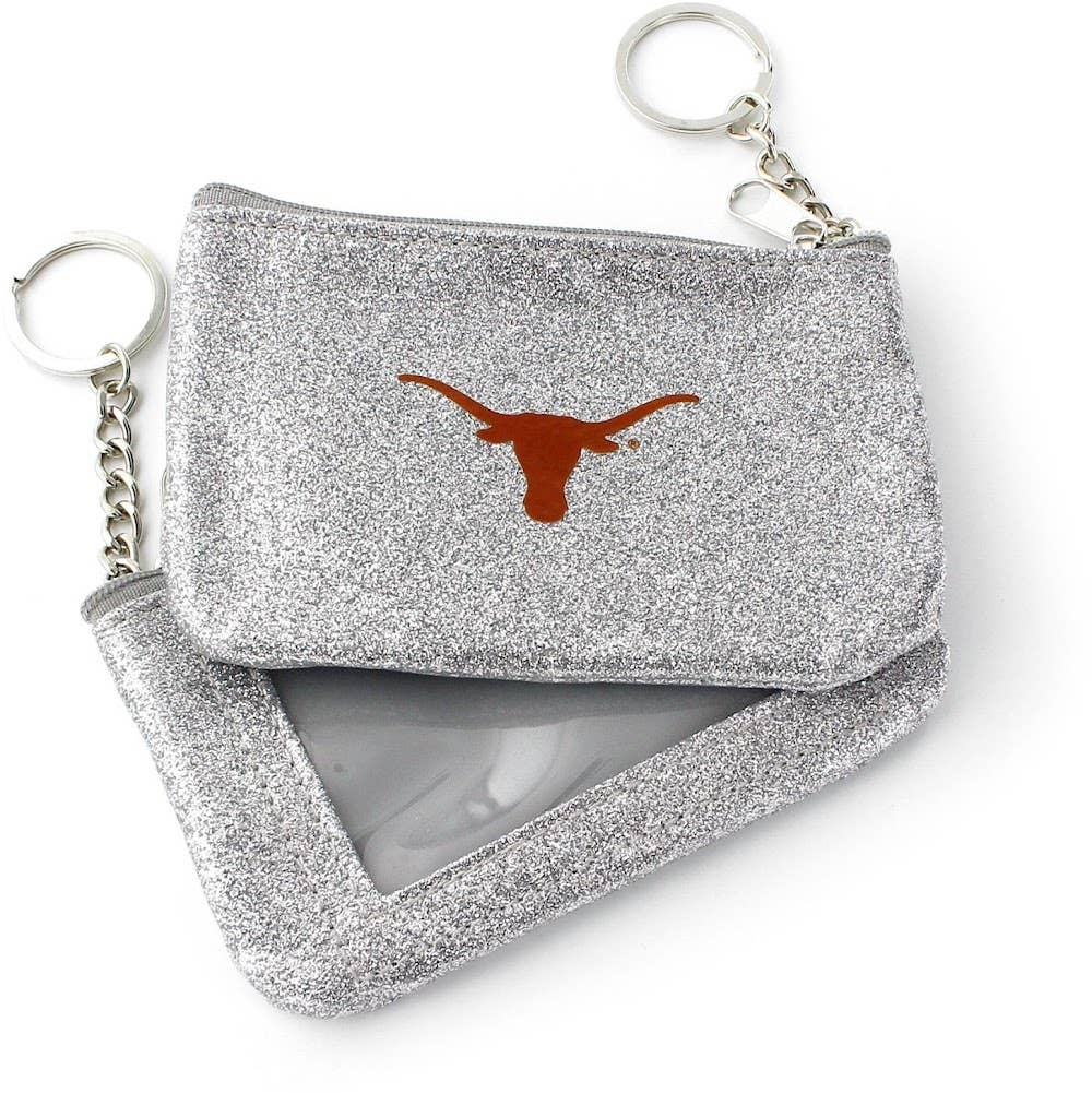 NCAA Texas Longhorns Sparkle Coin Purse