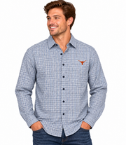 Texas Longhorn Tommy Bahama Coast Tidal Check Long Sleeve Shirt (2 Colors)(St327229BR)