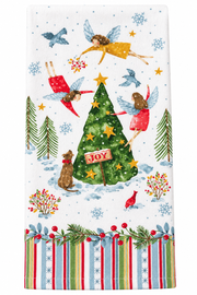 Kay Dee Magical Winter Land Tree Dual Purpose Towel (H8340)