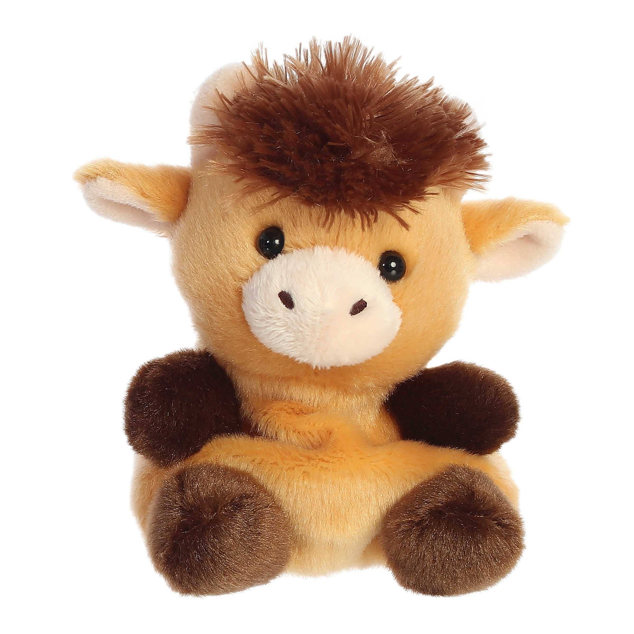 5" Highland Cow Palm Pals Stuffed Animal