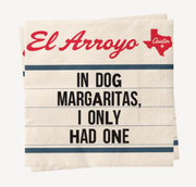 Cocktail Napkins (Set of 25) - Dog Margaritas