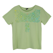 Sabaku Electric Huipil Lime Short Sleeve Boutique Tee (Limeade)(445LIMssbt)