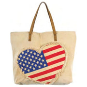 Cott N Curls American Heart Tote Bag (801266)