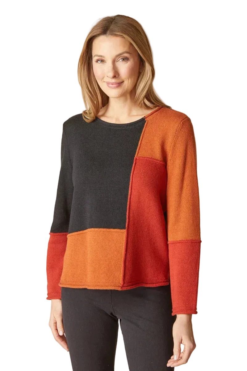 Habitat Yin Yang Block Party Sweater (81255) (Sienna)