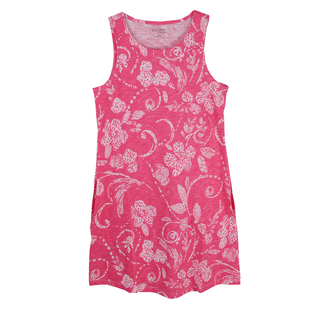 Escape by Habitat Peruvian Cotton Vintage Scroll Easy Tank Dress (81624)(Cosmo)