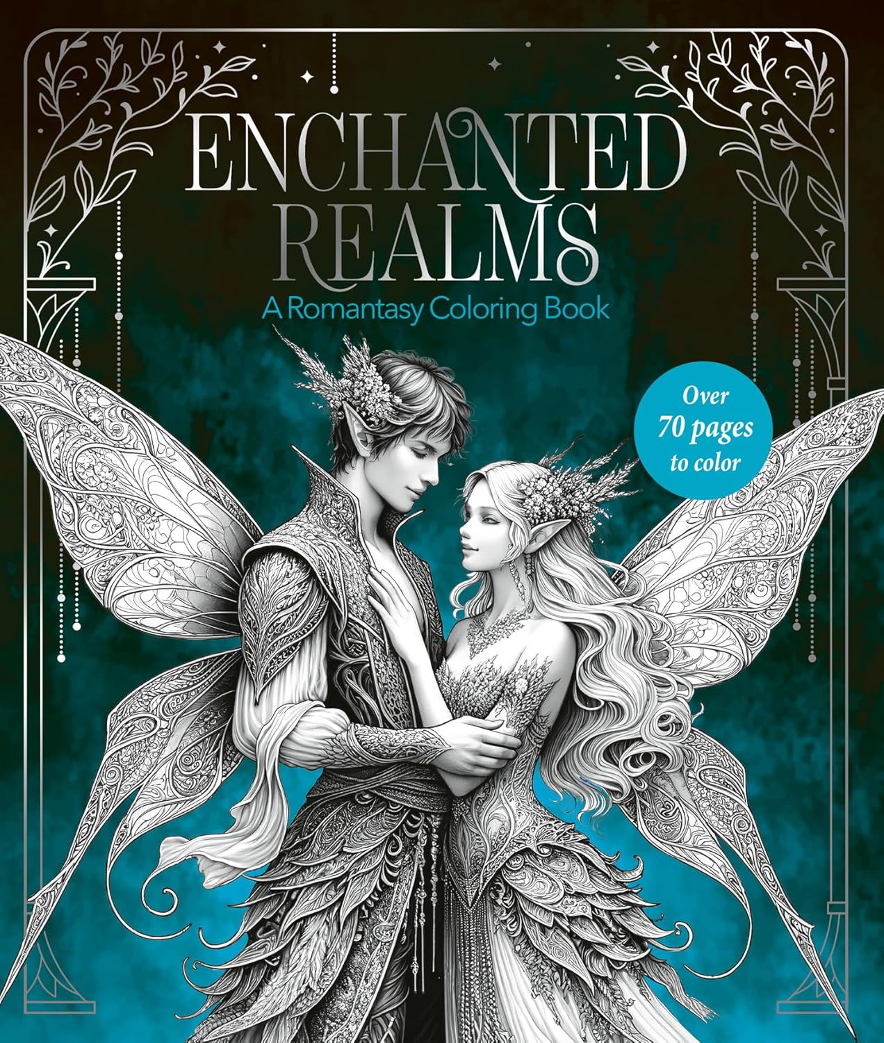Hachette Enchanted Realms A Romantasy Coloring Book