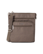 Baggallini Out & About Crossbody (Dark Umber Heritage (GOM920)